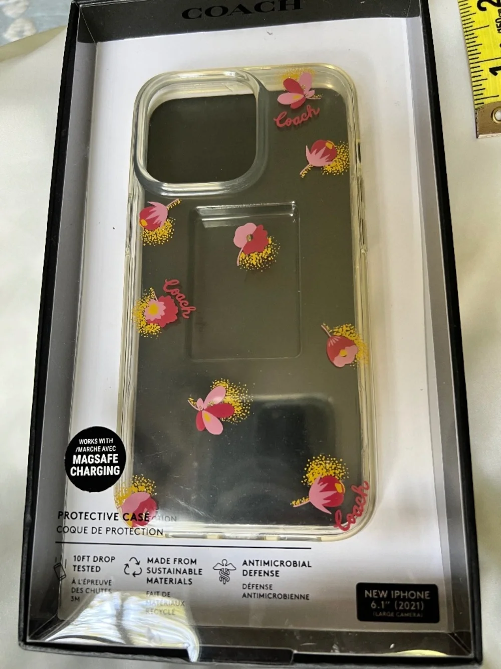 Coach Poppy Clear iPhone 13Pro Case